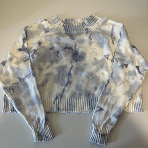 Rag Poets tie dye cropped sweater